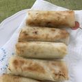 Yokchina's cooksnap of when they made 豆腐と大和芋の春巻き.