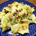 YUKIKI☆'s cooksnap of when they made 納豆とキャベツの卵炒め.