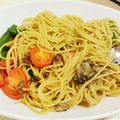 ＊兎美＊'s cooksnap of when they made 痩せるぞ！舞茸とオクラの低カロリーパスタ.