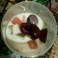 クックBNQ5PD☆'s cooksnap of when they made フルーツヨーグルトのひんやりスイーツ.