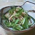 そうたろうた's cooksnap of when they made 鶏肉と水菜のワサビ醤油和え.