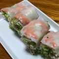 ＊＊ゆいちん＊＊'s cooksnap of when they made お肉も食べたい!!海老とささみの生春巻き.