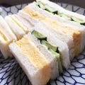 Sirius's cooksnap of when they made ふわふわ卵ときゅうりのサンドイッチ.
