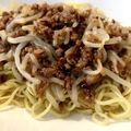 クック4CX9NN☆'s cooksnap of when they made 簡単！もやしとひき肉のあんかけ焼きそば♪.