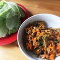 あやーの82's cooksnap of when they made ヘルシー♡自分で挟んで肉味噌レタス包み.