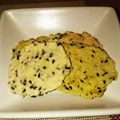 コズカナ's cooksnap of when they made パリパリ！おからゴマチーズせんべい.