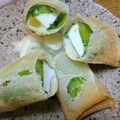 凪なぎ's cooksnap of when they made 簡単おかず♡大葉はんぺんチーズ春巻き♡.