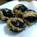 みゃんこっ's cooksnap of when they made 小ナスのひき肉はさみ揚げ.