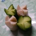 cook玉様's cooksnap of when they made 風車チックな魚肉ソーセージ＆きゅうり☆*.