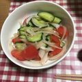 クックSB7K4U☆'s cooksnap of when they made トマトときゅうりのナムル風サラダ.