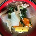 beth☆★'s cooksnap of when they made たっぷり根菜とさつま芋の豚汁.