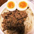 クック2ZMQKF☆'s cooksnap of when they made 肉味噌うどん♪簡単・冷凍で保存できる.