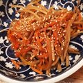 ☆おとこたーも☆'s cooksnap of when they made 甘辛✩きんぴらごぼう.