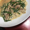 ちょこりゅう's cooksnap of when they made ニラと豚ばら肉と豆腐の卵とじ.