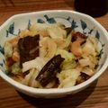 ∞くぅ∞'s cooksnap of when they made めんつゆでキャベツとなすの煮浸し.