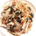 mokomokomokotan's cooksnap of when they made レンジで簡単☆栄養満点8品目きんぴら。.