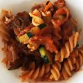 MicHolly's cooksnap of when they made ＊夏野菜のトマトソースパスタ＊.