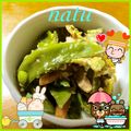 なっちゃん散歩's cooksnap of when they made スナップえんどう&ソーセージ塩味卵炒め.