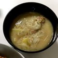 妻はベトナム人's cooksnap of when they made 簡単絶品豚汁.