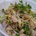 __puririn's cooksnap of when they made 昆布ポン酢が決めて★かいわれ＆ツナサラダ.
