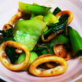 ゆかみちこ's cooksnap of when they made 簡単すぎ(^^)イカと青梗菜炒め.