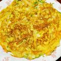 nosso's cooksnap of when they made うどんで！チーズチヂミ風.