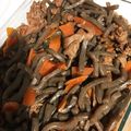 Jodymew's cooksnap of when they made 糸こんにゃくと牛肉の甘辛煮.