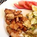 Mizzelle's cooksnap of when they made ☆チーズon鶏むね肉のバター醤油炒め☆.