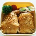 キャラメグ♪'s cooksnap of when they made お弁当に☆豚肉de青じそ肉巻きおにぎり.