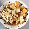 8まり16's cooksnap of when they made 厚揚げともやしで簡単煮.