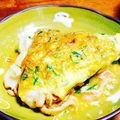 うさぎや炊事堂。's cooksnap of when they made 豚ネギたまごのボリュームオムレツ♡.
