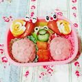 kazupooh77's cooksnap of when they made 可愛くて簡単カエルキャラ弁当♪梅雨6月夏.
