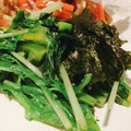 セナなん's cooksnap of when they made 小松菜と水菜のごま油炒め.