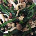 ぼりんちゃん's cooksnap of when they made ほうれん草としめじの梅肉ツナ和え.