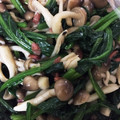 ぼりんちゃん's cooksnap of when they made ほうれん草としめじの梅肉ツナ和え.