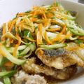ガトーさん's cooksnap of when they made 鯵の南蛮漬け&三枚おろしホネ煎餅.