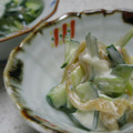 Cookingmam's cooksnap of when they made クラゲときゅうりのピリ辛マヨ和え.