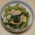 ケンコウママ's cooksnap of when they made 小松菜と油揚げの煮びたし.