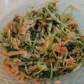 のの。's cooksnap of when they made 水菜とツナのサラダ.