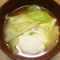 まるてん5go's cooksnap of when they made 材料費65円⁈キャベツと豆腐の節約スープ.