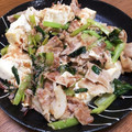 ＊ムラサキ＊'s cooksnap of when they made 取り分け簡単☆小松菜と豚肉と豆腐炒め♪.