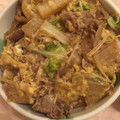 雄ちゃんのママ's cooksnap of when they made とろとろ卵の牛すき焼き丼.