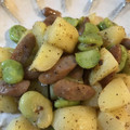 ★あいこママ★'s cooksnap of when they made そら豆とウインナーのマヨじゃが炒め.