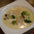 ruruchirin's cooksnap of when they made たっぷり野菜ときのこの豆乳スープ.