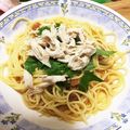 さきいか＠'s cooksnap of when they made ササミ☆大葉☆梅☆パスタ☆簡単☆美味しい.
