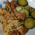 Mαru☆'s cooksnap of when they made 豚肉キュウリもやし炒め☆中華風 簡単.