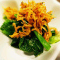 ☆mamingo☆'s cooksnap of when they made ほうれん草と桜エビの小鉢.