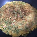 たぁこヨネ's cooksnap of when they made *人参の葉のちぢみ*.