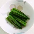 やしゅう's cooksnap of when they made オクラの塩焼き♪.