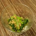 ☆baobab☆'s cooksnap of when they made かぶの葉の胡麻みそ和え.